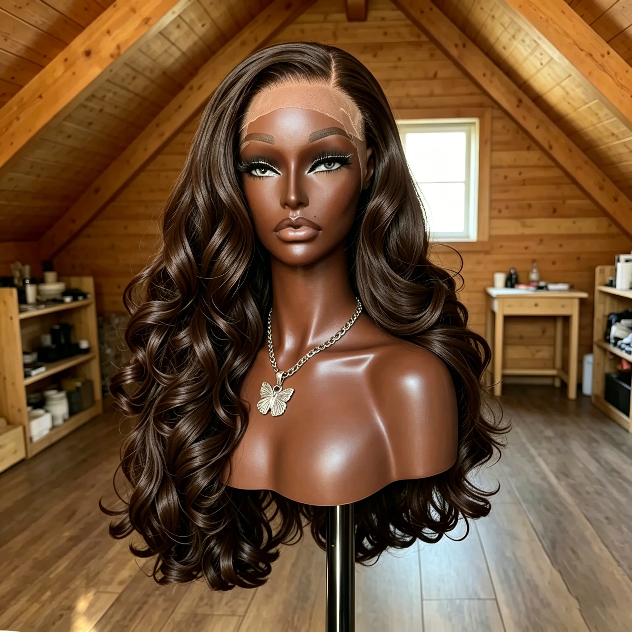 Smilegirl 30 Inches Chocolate Brown Body Wave 13x6 Lace Front Human Hair Wigs 13x4 Lace Frontal Wig Brazilian Remy Hair Wig 200% Density
Smilegirl 30 Inches Chocolate Brown Body Wave 13x6 Lace Front Human Hair Wigs 13x4 Lace Frontal Wig Brazilian Remy Hair Wig 200% Density