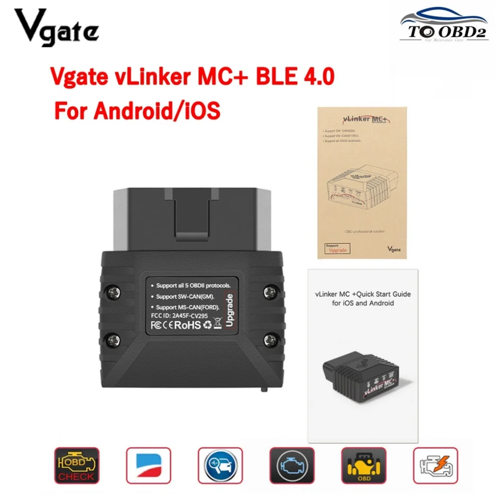 НОВЫЙ Bimmercode ELM327 V2.2 Vgate Vlink MC+BT Bluetooth 4.0 BLE4.0 поддерживает системы Android и iOS Apple
НОВЫЙ Bimmercode ELM327 V2.2 Vgate Vlink MC+BT Bluetooth 4.0 BLE4.0 поддерживает системы Android и iOS Apple