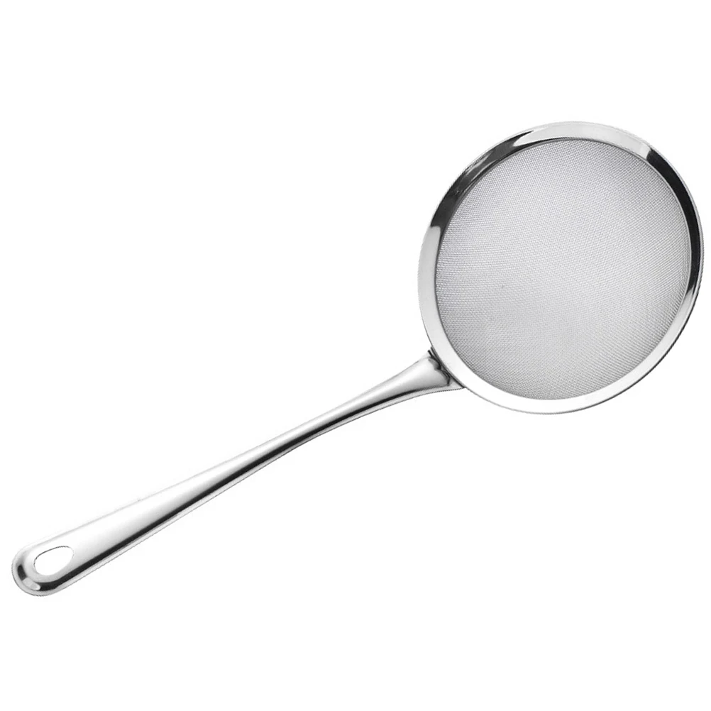 Stainless Steel Mesh Strainer 18cm Fine Filter Spoon Kitchen Oil Separator Reusable Food Strainer Sieve Ladle
Stainless Steel Mesh Strainer 18cm Fine Filter Spoon Kitchen Oil Separator Reusable Food Strainer Sieve Ladle