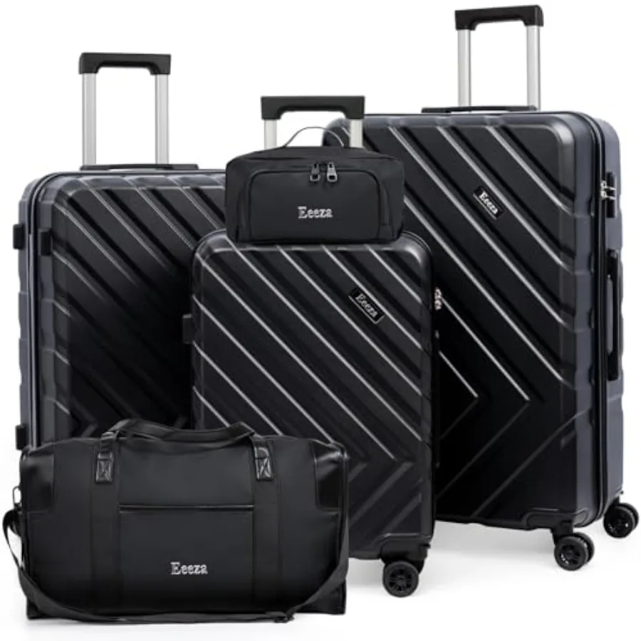 Luggage Sets 5 Pcs, Suitcases with Wheels, Hard Case Luggage with Detachable Spinner Wheels, Carry On Luggage Set 5 Pcs Sets (2
Luggage Sets 5 Pcs, Suitcases with Wheels, Hard Case Luggage with Detachable Spinner Wheels, Carry On Luggage Set 5 Pcs Sets (2