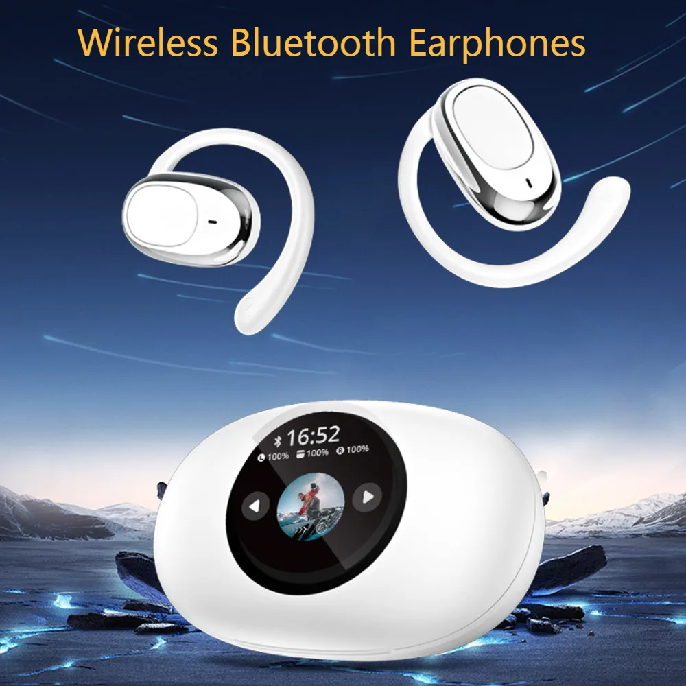 Лидер продаж, подвесные беспроводные Bluetooth-наушники с полноцветным сенсорным экраном, интеллектуальные многофункциональные наушники ANC
Лидер продаж, подвесные беспроводные Bluetooth-наушники с полноцветным сенсорным экраном, интеллектуальные многофункциональные наушники ANC