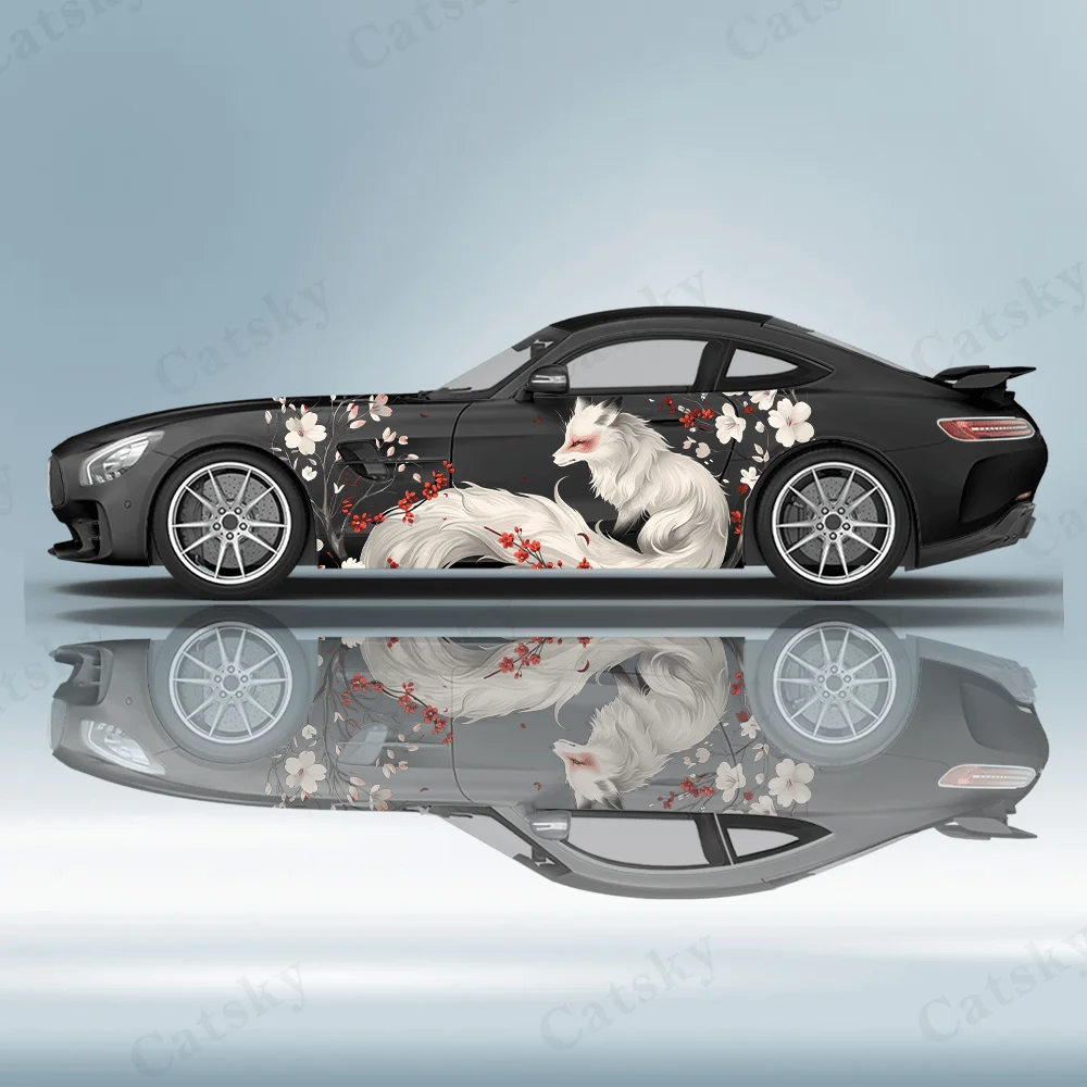 White Fox in Red Plum Branches; Full-body Decal; Scratch Protection; Waterproof Car Sticker. Car Vinyl Wraps
White Fox in Red Plum Branches; Full-body Decal; Scratch Protection; Waterproof Car Sticker. Car Vinyl Wraps