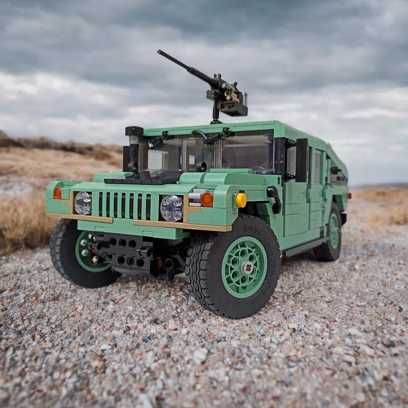 1915PCS Humvee MOC Building Block Set, Super Realistic Military Model, Handmade Assembly Challenge
1915PCS Humvee MOC Building Block Set, Super Realistic Military Model, Handmade Assembly Challenge