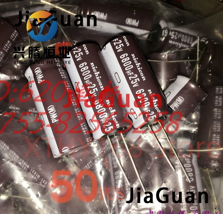 10PCS NEW NICHICON PW 25V6800UF 18X40MM electrolytic capacitor 25V 6800UF High frequency long life pw 6800uF/25V
10PCS NEW NICHICON PW 25V6800UF 18X40MM electrolytic capacitor 25V 6800UF High frequency long life pw 6800uF/25V