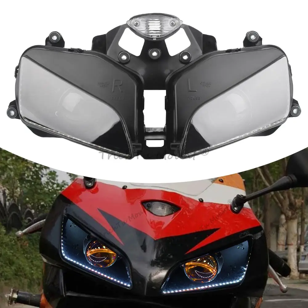 Custom For Honda CBR600RR/F5 2003-2006 Motorcycle Fully Projector-Lens LED Light Assembled Headlight Amber LED Devil Eye light
Custom For Honda CBR600RR/F5 2003-2006 Motorcycle Fully Projector-Lens LED Light Assembled Headlight Amber LED Devil Eye light