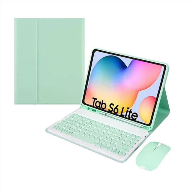 For Samsung Galaxy Tab S6 Lite 10.4 P610 P615 SM-P610 SM-P615 Keyboard Case with Bluetooth Mouse PU Leather Tablet Cover Shell
For Samsung Galaxy Tab S6 Lite 10.4 P610 P615 SM-P610 SM-P615 Keyboard Case with Bluetooth Mouse PU Leather Tablet Cover Shell
