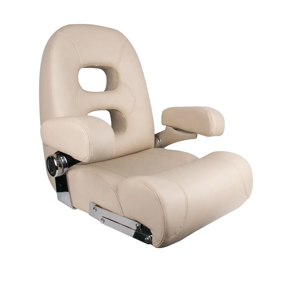 Marine Boat Seats Luxury Soft Waterproof Sun-Protected High-end Yacht Chair Flip up Seat Pilot Chair with Armrest for Ships
Marine Boat Seats Luxury Soft Waterproof Sun-Protected High-end Yacht Chair Flip up Seat Pilot Chair with Armrest for Ships