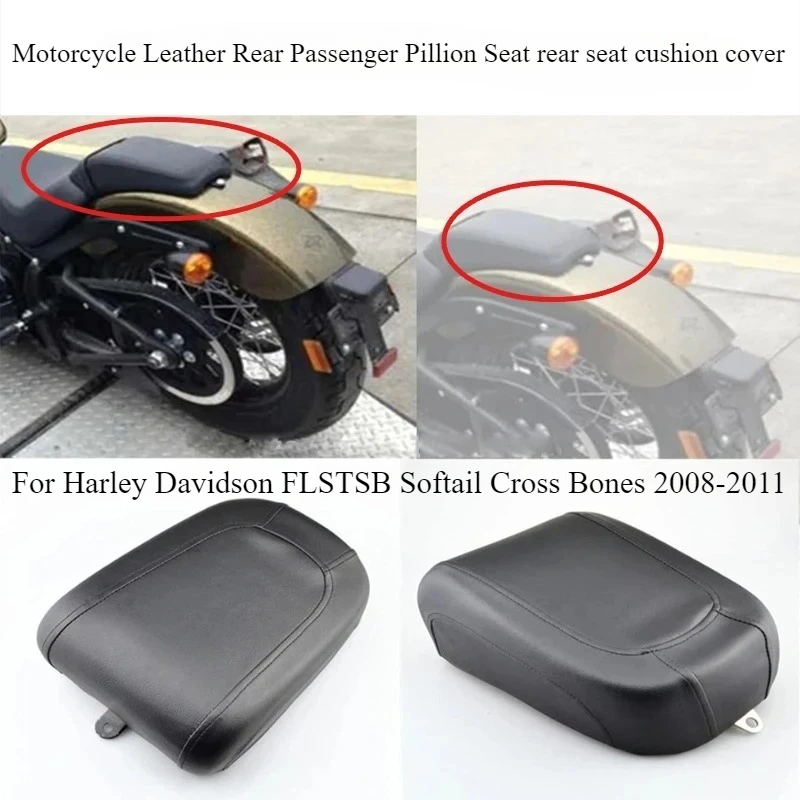 Motorcycle Leather Rear Passenger Pillion Seat rear seat cushion cover For Harley Davidson FLSTSB Softail Cross Bones 2008-2011
Motorcycle Leather Rear Passenger Pillion Seat rear seat cushion cover For Harley Davidson FLSTSB Softail Cross Bones 2008-2011