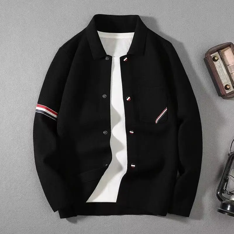 Men's Sweater Cardigan Spring and Autumn 2025 New Korean Style Trendy Fashion Lapel Knit Jacket Outerwear Sweater
Men's Sweater Cardigan Spring and Autumn 2025 New Korean Style Trendy Fashion Lapel Knit Jacket Outerwear Sweater