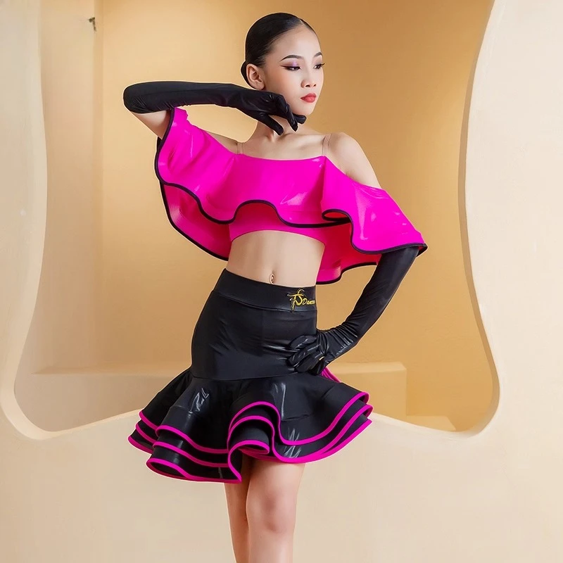 Kids Cha Cha Samba Rumba Salsa Tango Dance Clothes Girls Competition Party Ballroom Latin Dance Costume Child Practice Dresses
Kids Cha Cha Samba Rumba Salsa Tango Dance Clothes Girls Competition Party Ballroom Latin Dance Costume Child Practice Dresses