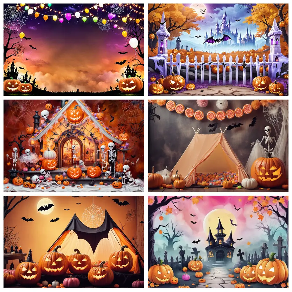 MOON.QG 2025 Halloween Backdrop Banner Tent Pumpkin Castle Backgrounds For Photographs Photo Props Party Children Portrait Wall
MOON.QG 2025 Halloween Backdrop Banner Tent Pumpkin Castle Backgrounds For Photographs Photo Props Party Children Portrait Wall