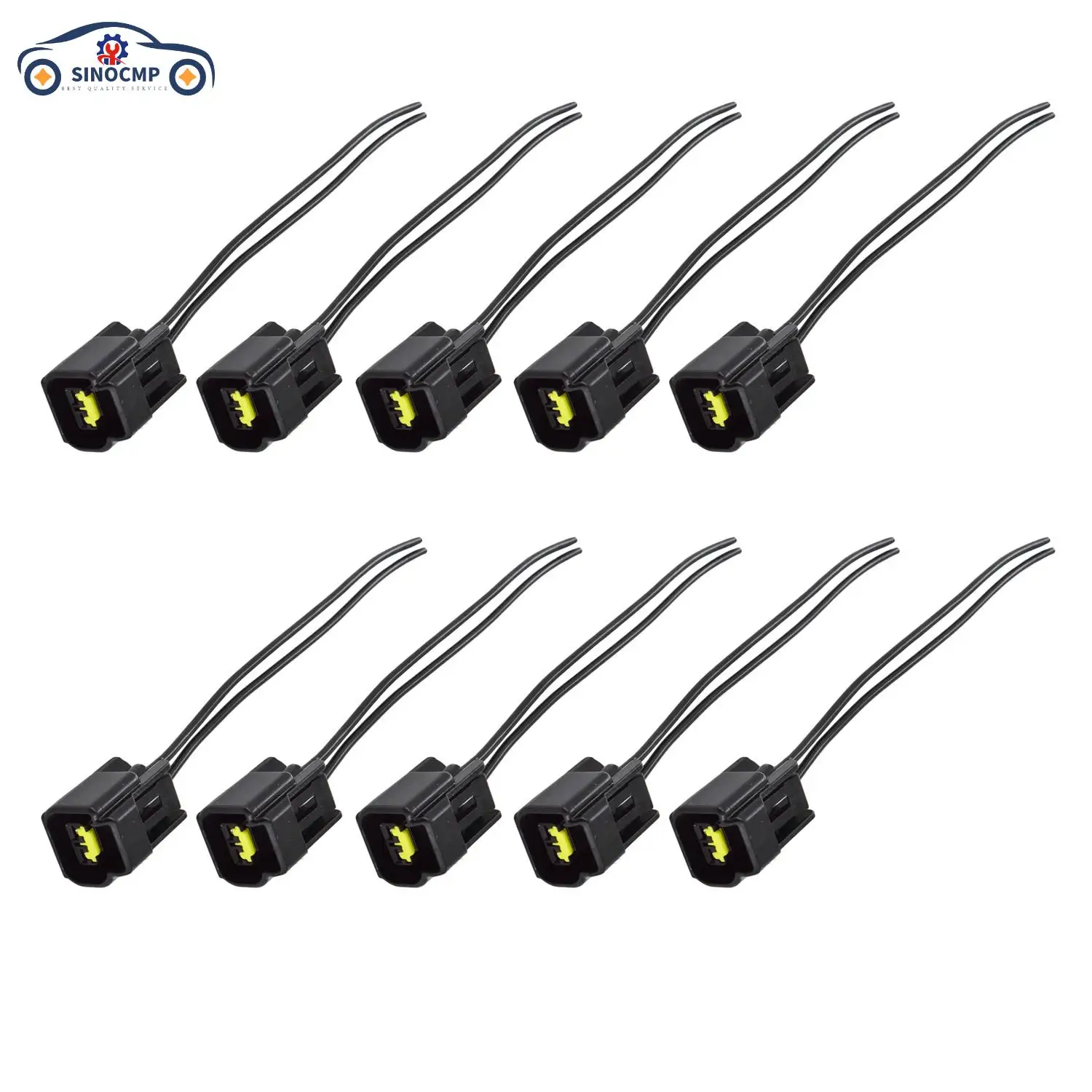 SINOCMP 10PCS Ignition Coil Connector 2 Pins For 1991-2011 Ford Modular 4.6 5.4 6.8 F-150 Mustang Pigtails Replacement
SINOCMP 10PCS Ignition Coil Connector 2 Pins For 1991-2011 Ford Modular 4.6 5.4 6.8 F-150 Mustang Pigtails Replacement