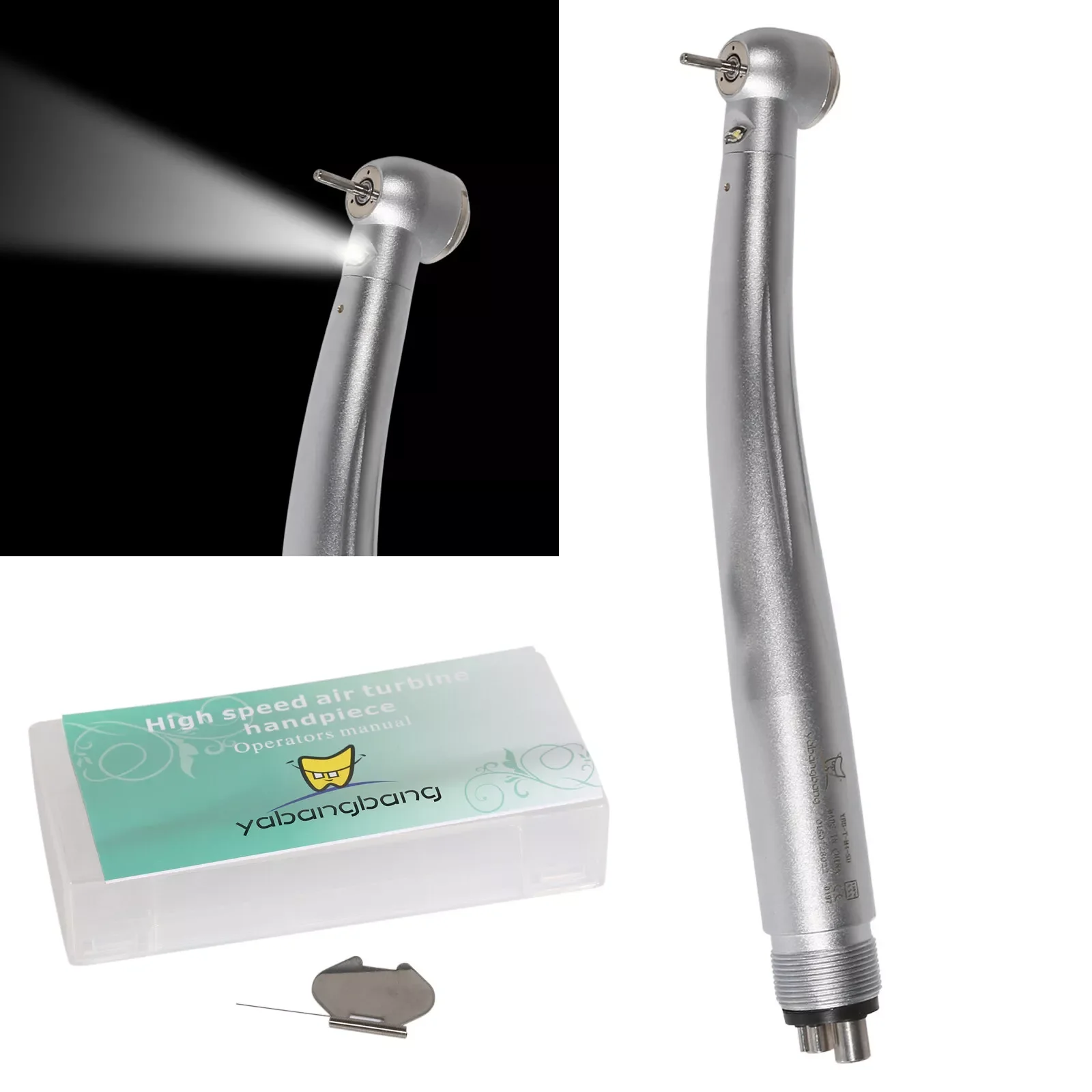 Dental Fiber Optic LED High Speed Handpiece Large Head Turbine Triple Spray Push Button 6Hole Fit KAVO
Dental Fiber Optic LED High Speed Handpiece Large Head Turbine Triple Spray Push Button 6Hole Fit KAVO