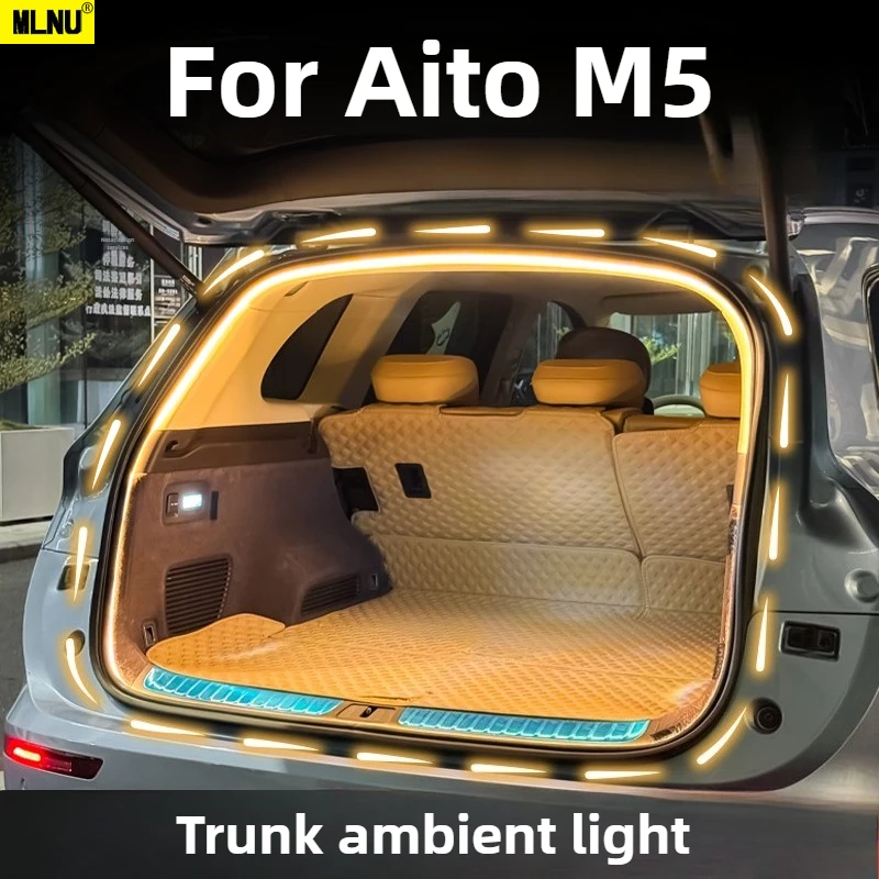 Trunk Ambient Lighting For Aito M5 Accessories 2026/2025,Plug and Play Installation Flexible&Bendable Auto Sensor 2022-2024
Trunk Ambient Lighting For Aito M5 Accessories 2026/2025,Plug and Play Installation Flexible&Bendable Auto Sensor 2022-2024
