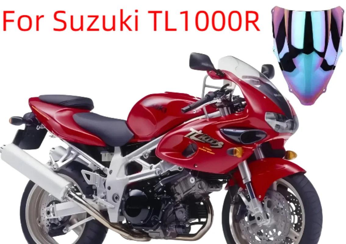Motorcycle Screen Double Bubble Windshield Deflector Protector WindScreen For Suzuki TL1000R TL 1000 R 1998 1999 2000-2003 02 01
Motorcycle Screen Double Bubble Windshield Deflector Protector WindScreen For Suzuki TL1000R TL 1000 R 1998 1999 2000-2003 02 01