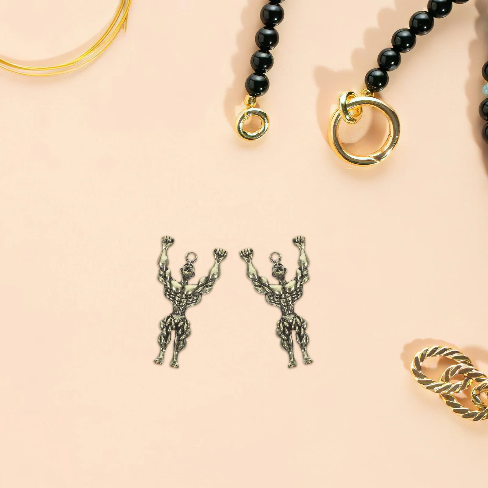 2Pcs Bodybuilder Pendant Charms Finish Fitness Theme Hanging Ornament for DIY Jewelry Crafting Necklace Bracelets
2Pcs Bodybuilder Pendant Charms Finish Fitness Theme Hanging Ornament for DIY Jewelry Crafting Necklace Bracelets