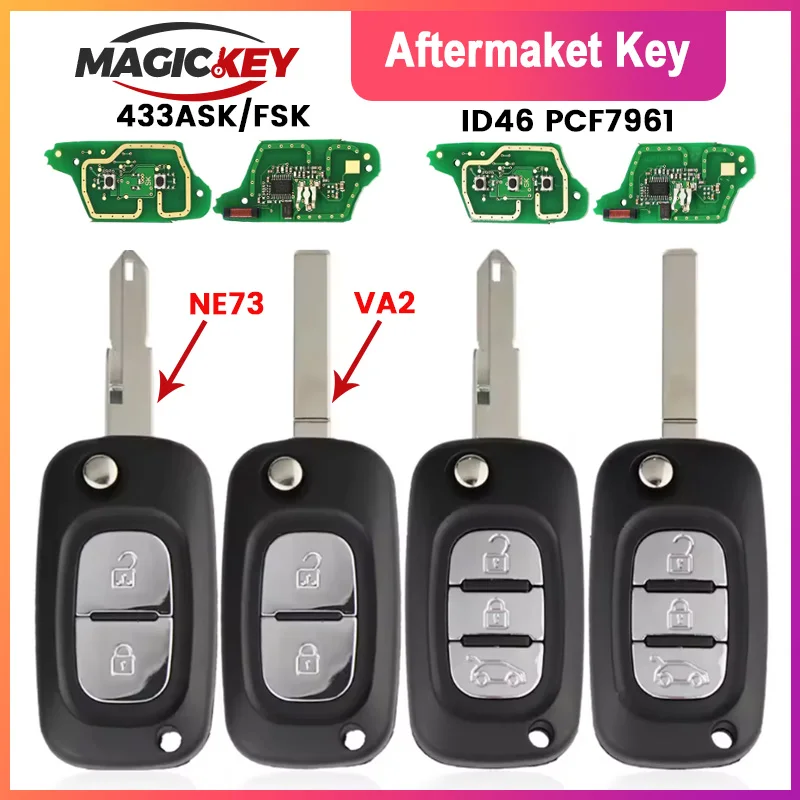 Great 433ASK/FSK ID46 PCF7961 Car Remote Key For Renault Clio III Master Kangoo Modus Twingo Megane Fluence SM3 Mercedes Smart
Great 433ASK/FSK ID46 PCF7961 Car Remote Key For Renault Clio III Master Kangoo Modus Twingo Megane Fluence SM3 Mercedes Smart