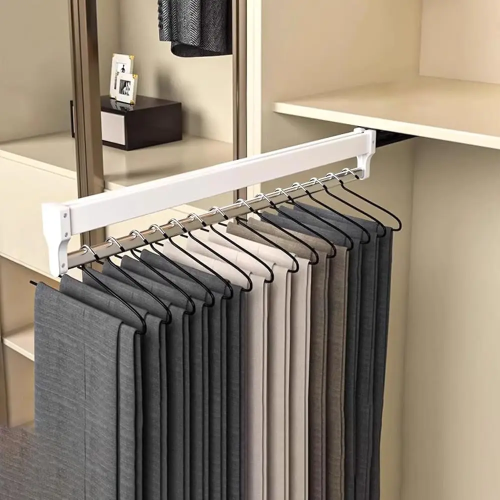 Closet Clothes Hanger Rail,Pull-Out Closet Rod,Pull Out Clothes Hanger Rail For Closet,Wardrobe Clothing Rail,Closet Organizer
Closet Clothes Hanger Rail,Pull-Out Closet Rod,Pull Out Clothes Hanger Rail For Closet,Wardrobe Clothing Rail,Closet Organizer