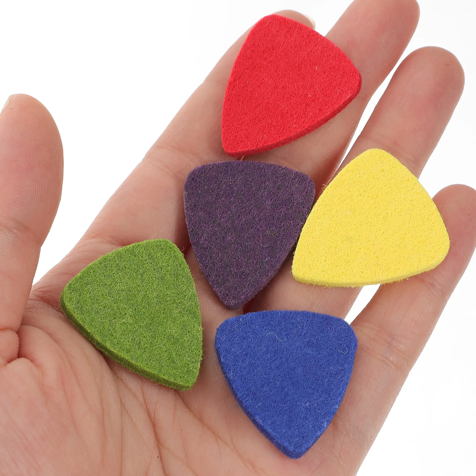 20 Pcs Wool Felt Guitar Pick Accessories Portable Finger Picks for Acoustic Thumb
20 Pcs Wool Felt Guitar Pick Accessories Portable Finger Picks for Acoustic Thumb