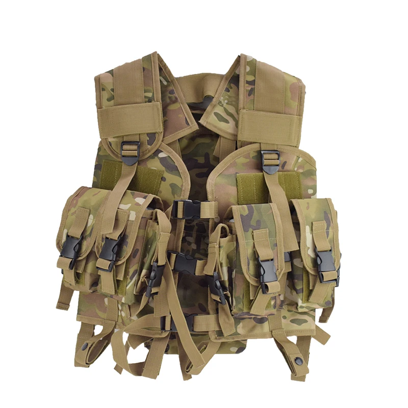 Tactical Protective Vest Multi-Pocket CS for Hunting Camping Hiking Outdoor Safety Accessories
Tactical Protective Vest Multi-Pocket CS for Hunting Camping Hiking Outdoor Safety Accessories