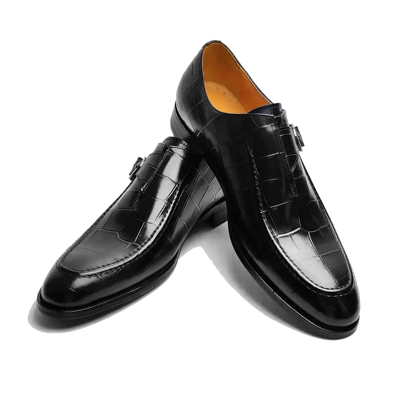 Luxury Buckle Dress Shoes for Men Wedding Loafers High Quality Custom Handcraft Print Elegant Business Slip-On Pointed Shoe New
Luxury Buckle Dress Shoes for Men Wedding Loafers High Quality Custom Handcraft Print Elegant Business Slip-On Pointed Shoe New