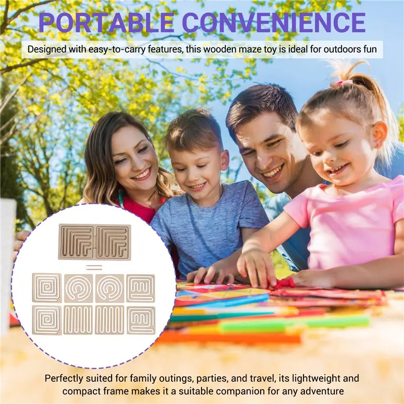 FBIL-Wooden Maze Left And Right Brain Development Maze Maze Activity Board Pen Control Training Board
FBIL-Wooden Maze Left And Right Brain Development Maze Maze Activity Board Pen Control Training Board