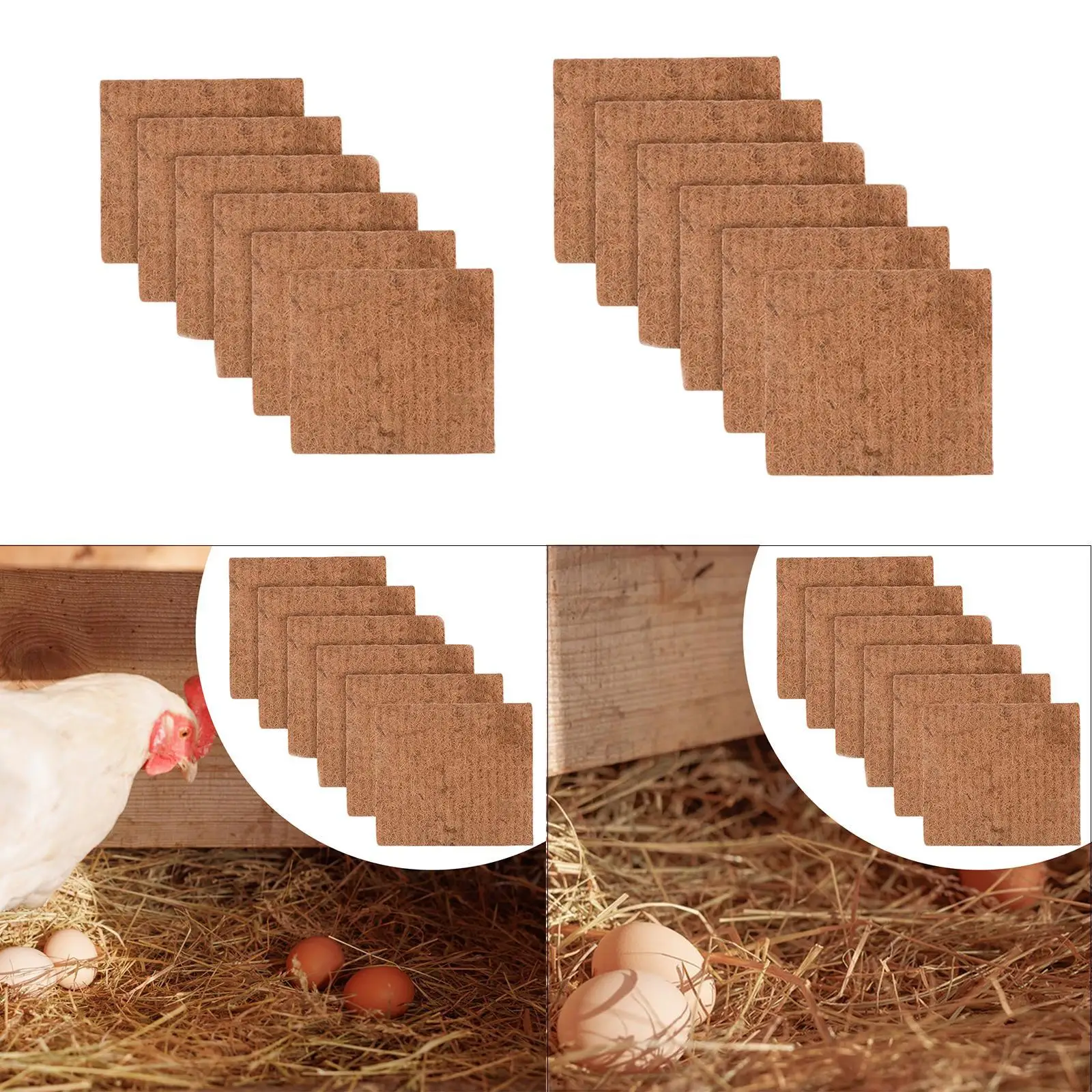 6x Hen Nest Mats Easy to Use Moisture Proof Breathable Coop Bedding Reptile Mat Poultry Supplies Rabbit Hamsters Pet Birds
6x Hen Nest Mats Easy to Use Moisture Proof Breathable Coop Bedding Reptile Mat Poultry Supplies Rabbit Hamsters Pet Birds
