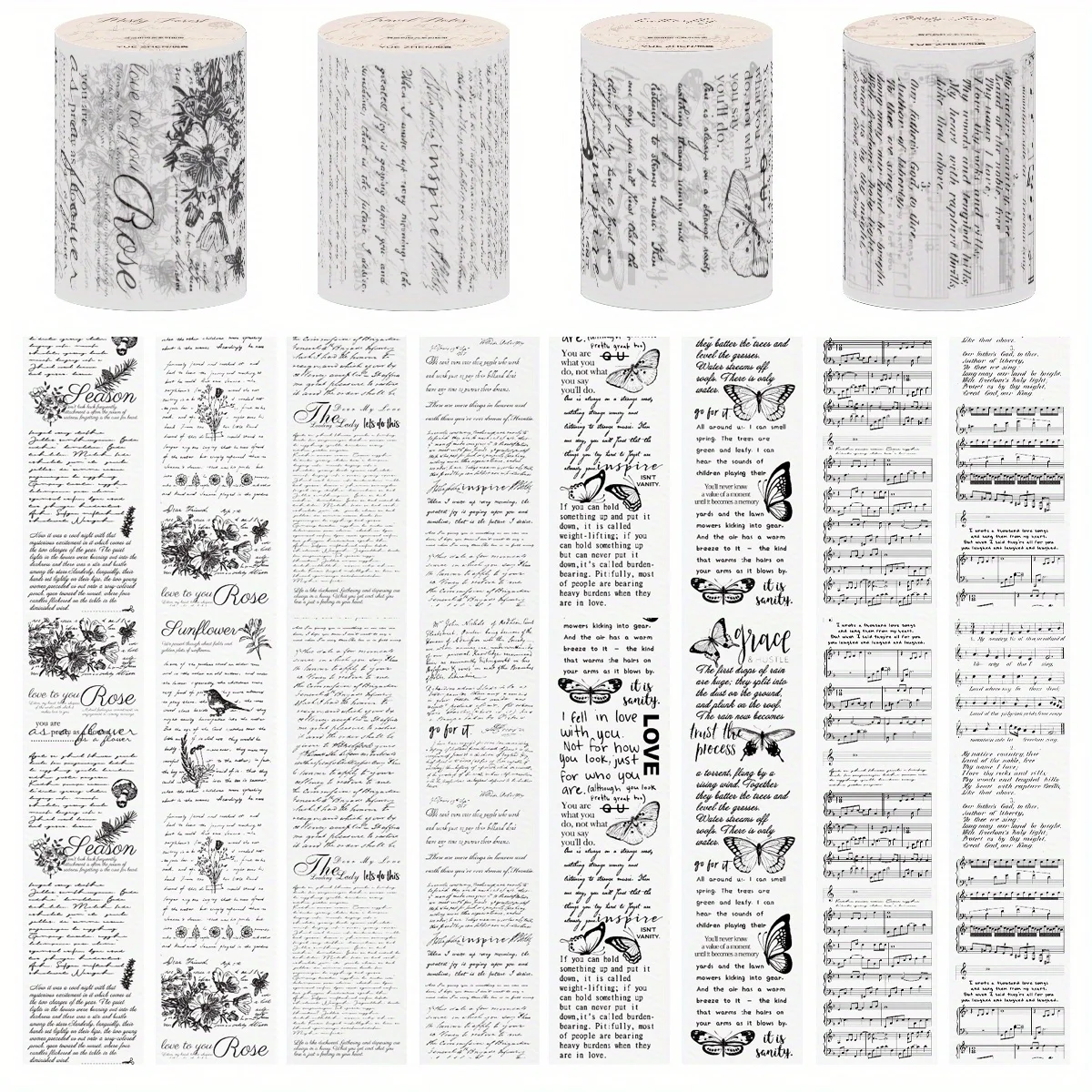 Journamm 4 рулона вдохновляющая английская художественная лента для блокнота, принадлежности для журналов, наклейки-планировщики для скрапбукинга, журнал, сделай сам, ремесло
Journamm 4 рулона вдохновляющая английская художественная лента для блокнота, принадлежности для журналов, наклейки-планировщики для скрапбукинга, журнал, сделай сам, ремесло