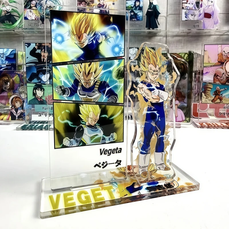 Акриловая двусторонняя настольная фигурка Вегеты из аниме Dragon Ball, 8 см, украшение для комнаты, детская игрушка, подарок.
Акриловая двусторонняя настольная фигурка Вегеты из аниме Dragon Ball, 8 см, украшение для комнаты, детская игрушка, подарок.