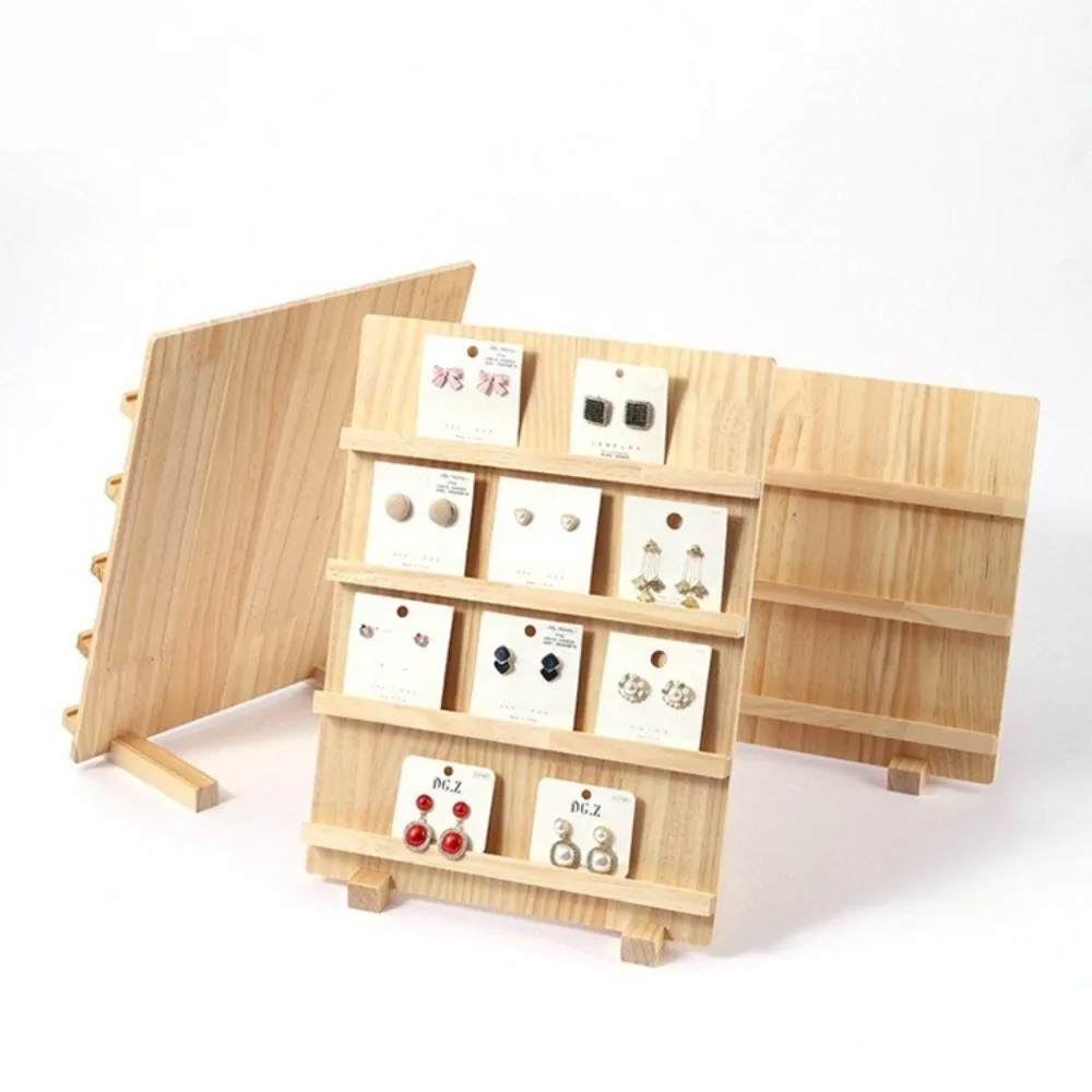 New Wood Jewelry Display Stand Detachable 3/4/5 Layers Earrings Shelf Frame Vertical Bangle Storage Rack
New Wood Jewelry Display Stand Detachable 3/4/5 Layers Earrings Shelf Frame Vertical Bangle Storage Rack