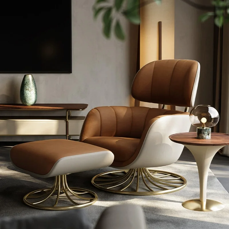 #Modern Luxury Single Sofa Chair Full Leather Designer Swivel Leisure Chair For Dining Simple Living Room Home Furniture
#Modern Luxury Single Sofa Chair Full Leather Designer Swivel Leisure Chair For Dining Simple Living Room Home Furniture