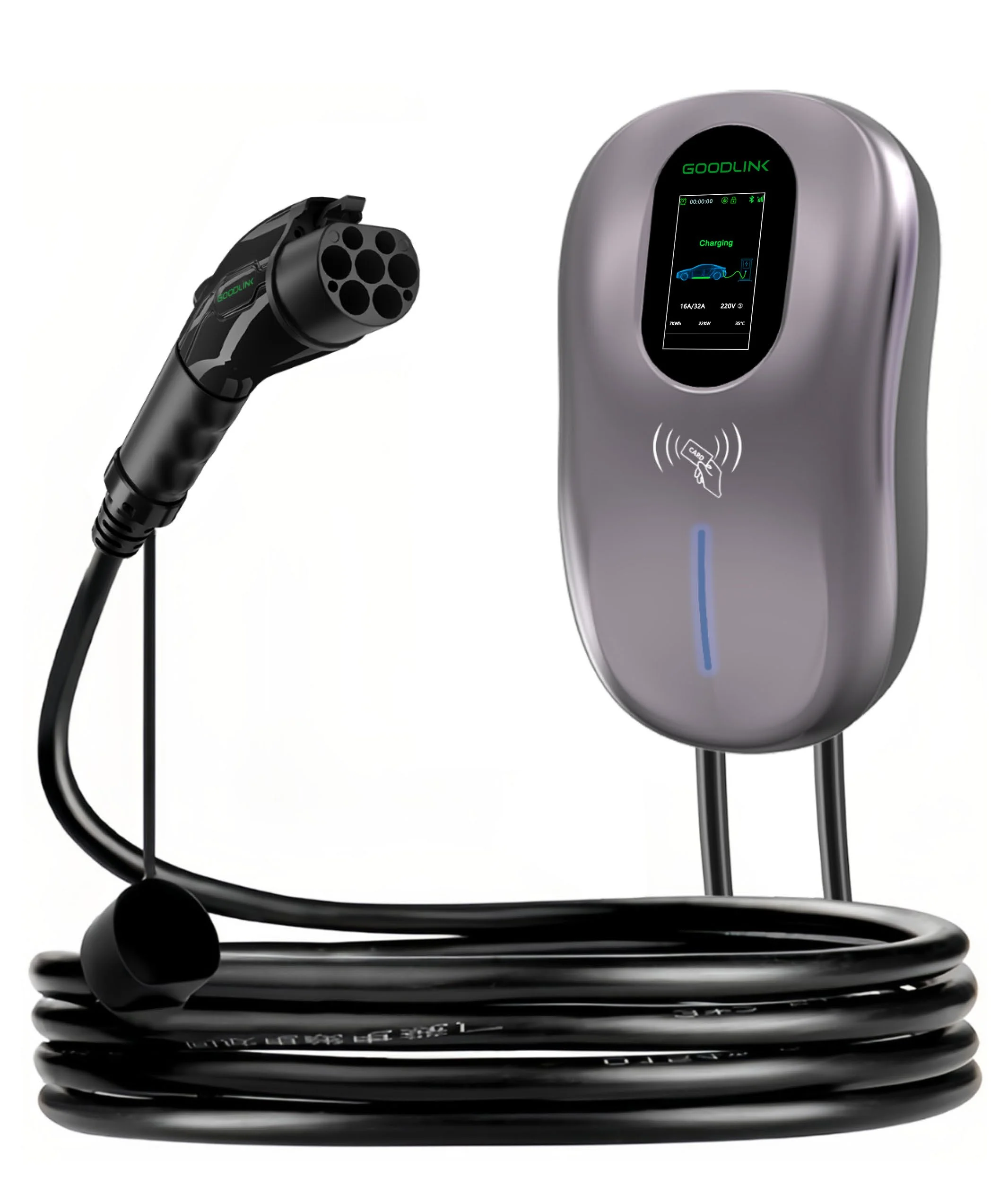 GB/T Universal Household 7KW 11KW 22KW Charger, Wall Mounted AC Electric Vehicle Charging Station Wifi App
GB/T Universal Household 7KW 11KW 22KW Charger, Wall Mounted AC Electric Vehicle Charging Station Wifi App