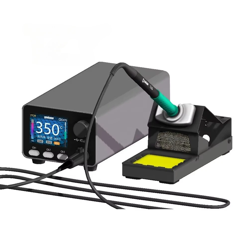TZT HC24-470 Kit 400W High Power Soldering Station with T470 Handle and C470 Soldering Tip for Mobile Phone Repair
TZT HC24-470 Kit 400W High Power Soldering Station with T470 Handle and C470 Soldering Tip for Mobile Phone Repair