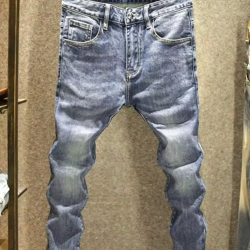 Дизайнерская одежда Роскошные мужские элитные джинсы с вышивкой Новые мужские облегающие брюки Весенняя корейская одежда Рваные длинные брюки
Дизайнерская одежда Роскошные мужские элитные джинсы с вышивкой Новые мужские облегающие брюки Весенняя корейская одежда Рваные длинные брюки