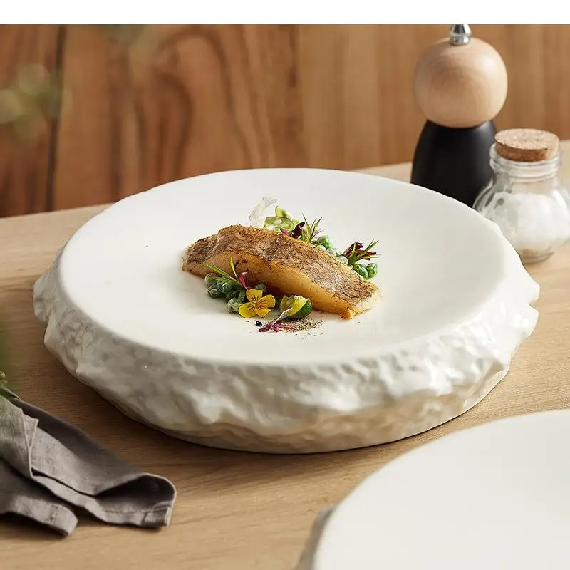 Irregular Shape Ceramic Pasta Steak Plate Sashimi Sushi Dish Restaurant Solid Color Tableware Cooking Snack Desserts
Irregular Shape Ceramic Pasta Steak Plate Sashimi Sushi Dish Restaurant Solid Color Tableware Cooking Snack Desserts