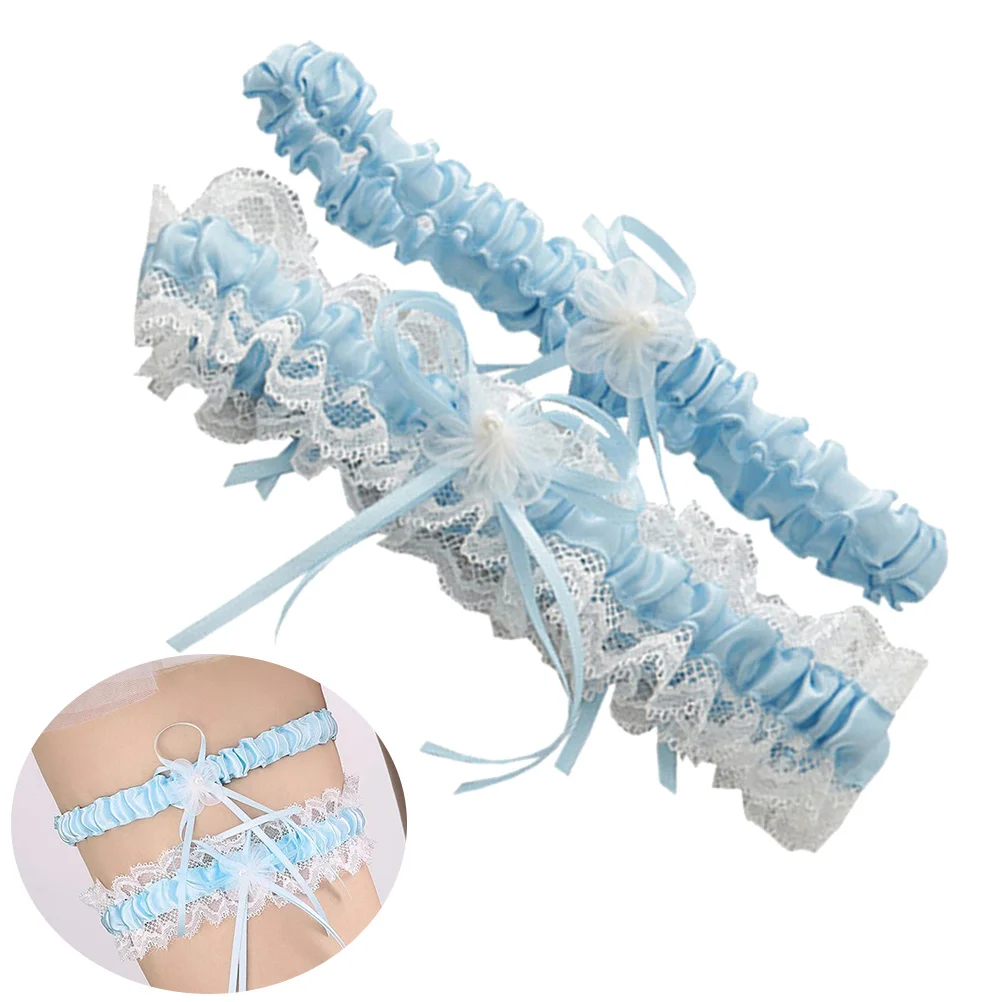 Bridal Wedding Garter Lace Ribbon Flower Decor for Bride Bridesmaid Blue Elastic Premium Comfort Fit Suitable Party Prom
Bridal Wedding Garter Lace Ribbon Flower Decor for Bride Bridesmaid Blue Elastic Premium Comfort Fit Suitable Party Prom