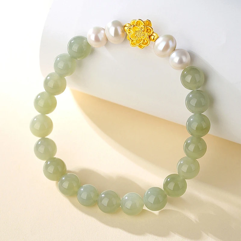 Natural Hetian Jade Jasper Elastic Bracelet Charms Luxury Fine Jewelry Couple Personalized Beaded Bangle Men Women Holiday Gifts
Natural Hetian Jade Jasper Elastic Bracelet Charms Luxury Fine Jewelry Couple Personalized Beaded Bangle Men Women Holiday Gifts