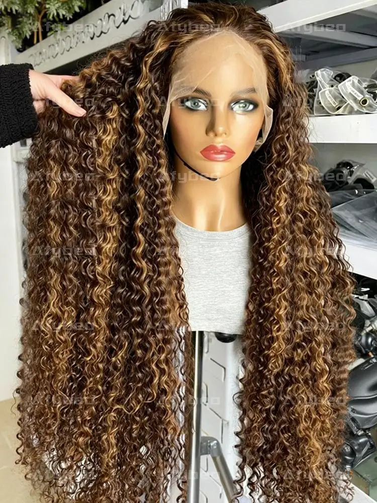 36 Inch Highlight Ombre Curly 13X6 Hd Lace Frontal Wig Human Hair Honey Blonde Deep Wave PrePlucked 260 Density 427 Colored Wigs
36 Inch Highlight Ombre Curly 13X6 Hd Lace Frontal Wig Human Hair Honey Blonde Deep Wave PrePlucked 260 Density 427 Colored Wigs