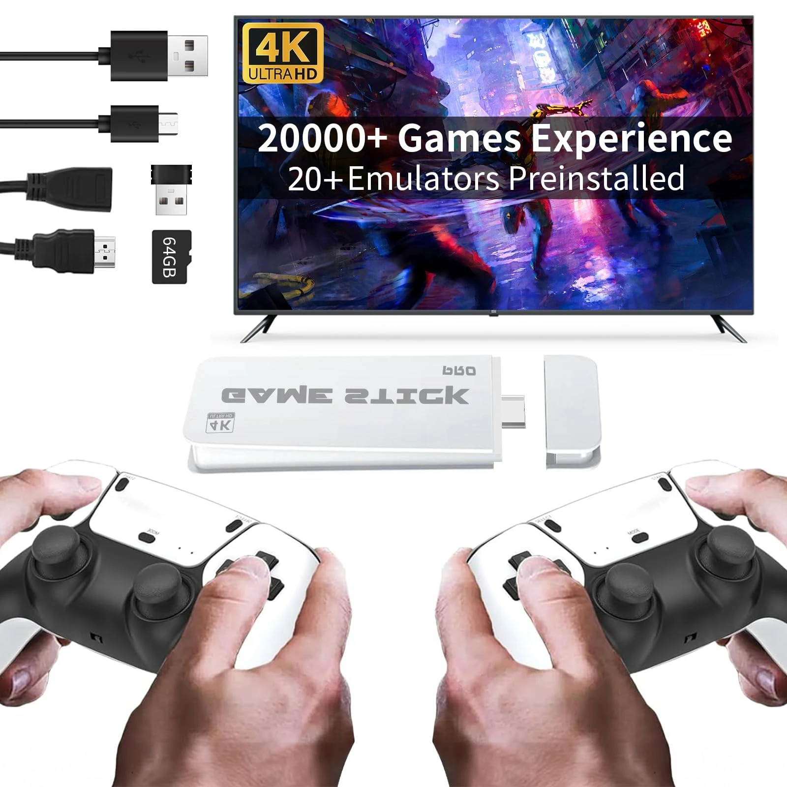 Игровая приставка M15 Retro с беспроводными контроллерами 2.4G, 20000 классических игр, для двух игроков
Игровая приставка M15 Retro с беспроводными контроллерами 2.4G, 20000 классических игр, для двух игроков
