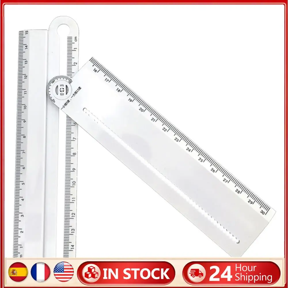 Multifunctional Folding Geometric Drawing Ruler Portable Mathematical Line Circular Drawing Geometry Template 0-30cm
Multifunctional Folding Geometric Drawing Ruler Portable Mathematical Line Circular Drawing Geometry Template 0-30cm