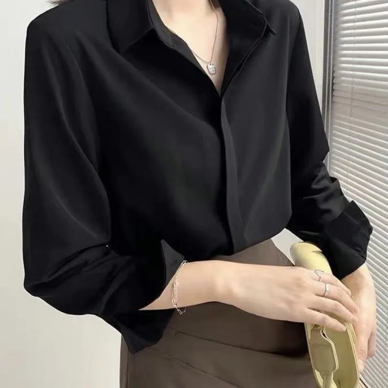 Blue Shirt Women Tops Long Sleeve Blouse Office Ladies Tops Casual Button Up Slim Work Shirts Work Korean Spring Blouses
Blue Shirt Women Tops Long Sleeve Blouse Office Ladies Tops Casual Button Up Slim Work Shirts Work Korean Spring Blouses