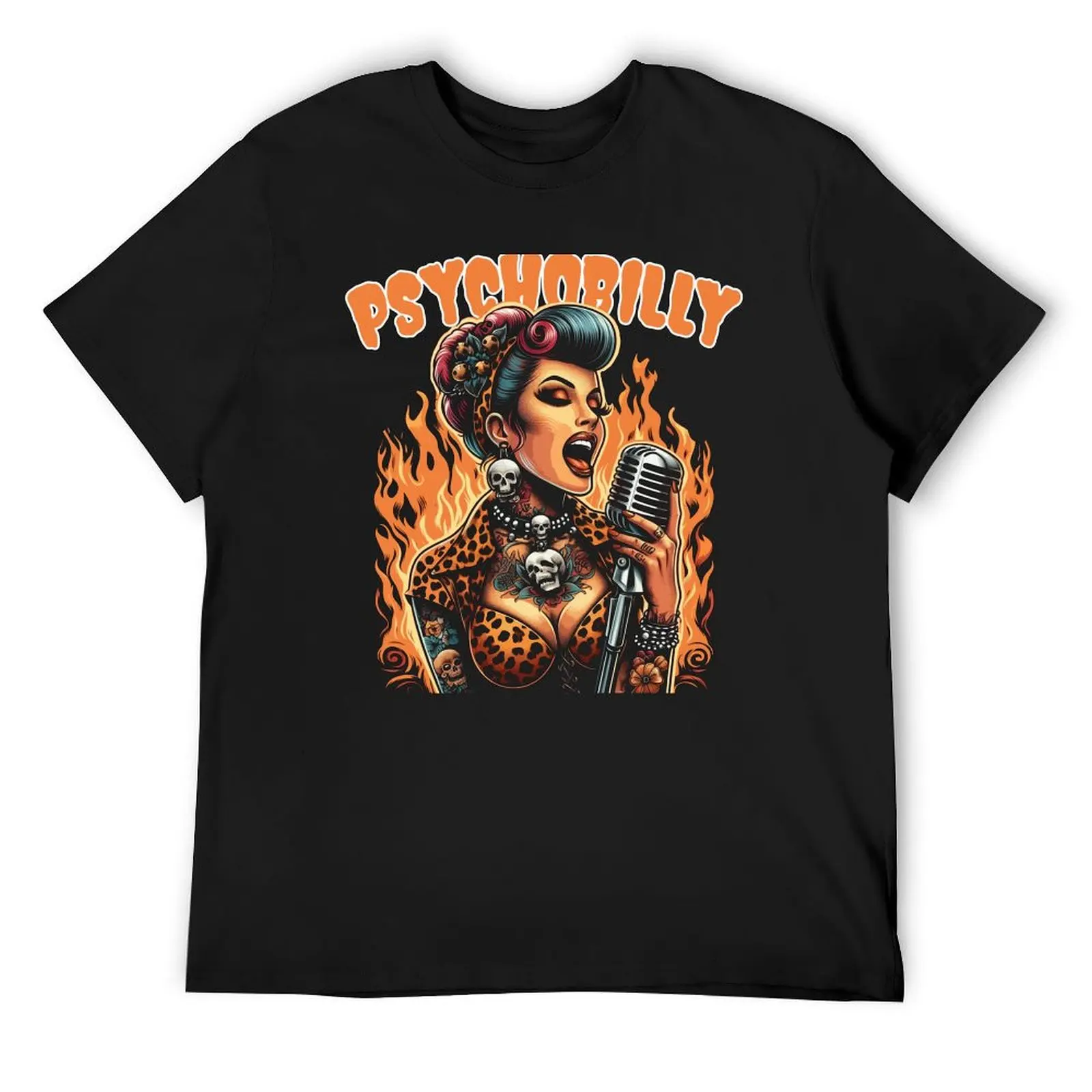 Psychobilly Girl T-Shirt new edition blue lock gifts for boyfriend mens cotton t shirts
Psychobilly Girl T-Shirt new edition blue lock gifts for boyfriend mens cotton t shirts
