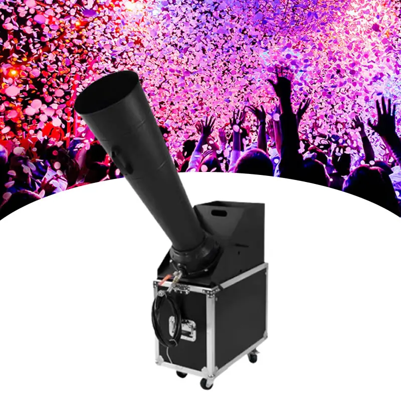 CO2 Confetti Blaster Machine Вихревой Ведущий Бумажный Сценический Эффект Конфетти Cannon Jet с Flight Case Свадебное мероприятие Дискотека
CO2 Confetti Blaster Machine Вихревой Ведущий Бумажный Сценический Эффект Конфетти Cannon Jet с Flight Case Свадебное мероприятие Дискотека