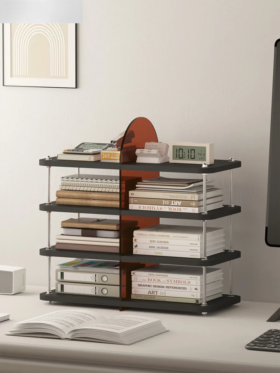 Desktop Office Supplies Rack Position Stand File Book Display Storage Shelf Simplistic Metal Density Board Home Furniture
Desktop Office Supplies Rack Position Stand File Book Display Storage Shelf Simplistic Metal Density Board Home Furniture