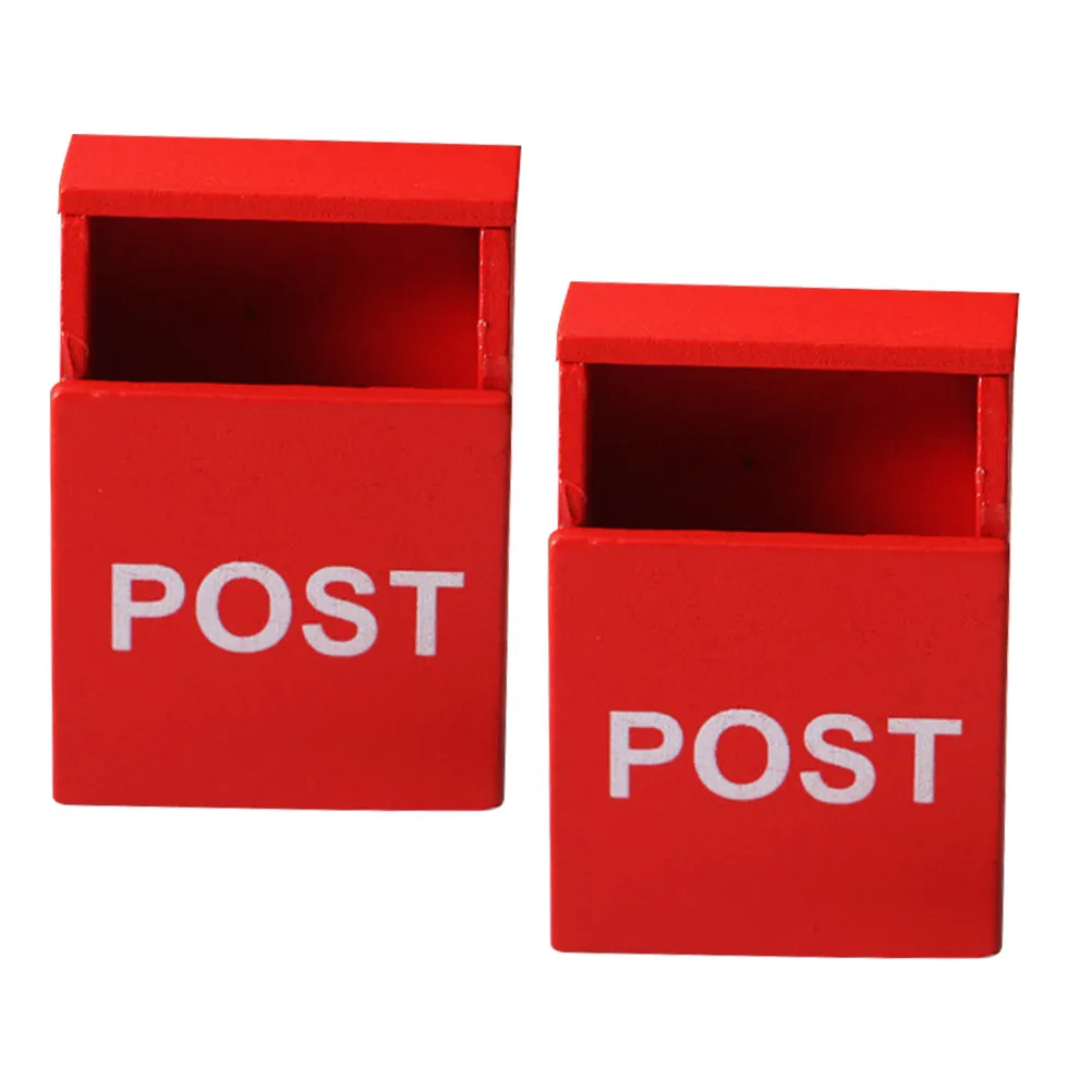 2Pcs Mini Mailbox Decoration Premium Wooden Miniature House Post Case for Kids Room Desktop Ornament Mini House Furniture
2Pcs Mini Mailbox Decoration Premium Wooden Miniature House Post Case for Kids Room Desktop Ornament Mini House Furniture
