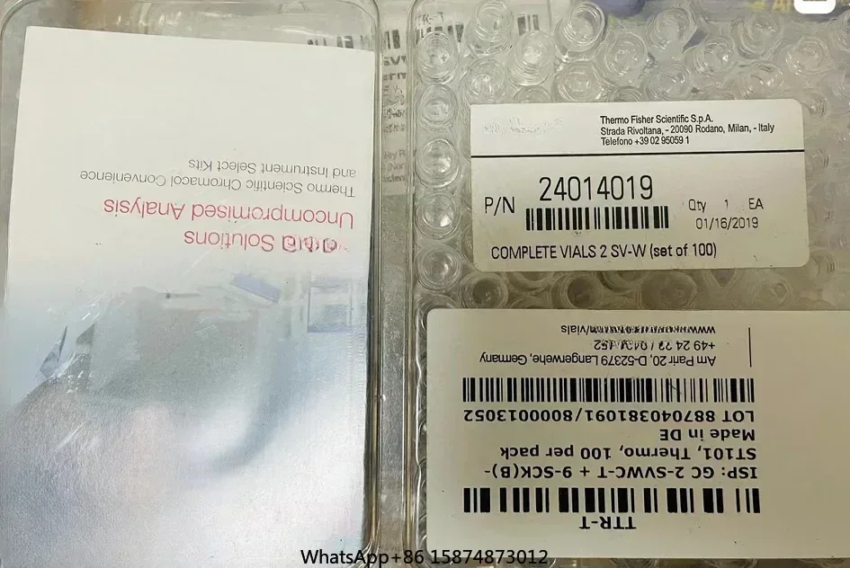 For Thermo 24014019 2 ML Sample Bottle G As-Liquid Universal Thermo Agilent Shimazu, Waters All Available 100/Pack
For Thermo 24014019 2 ML Sample Bottle G As-Liquid Universal Thermo Agilent Shimazu, Waters All Available 100/Pack
