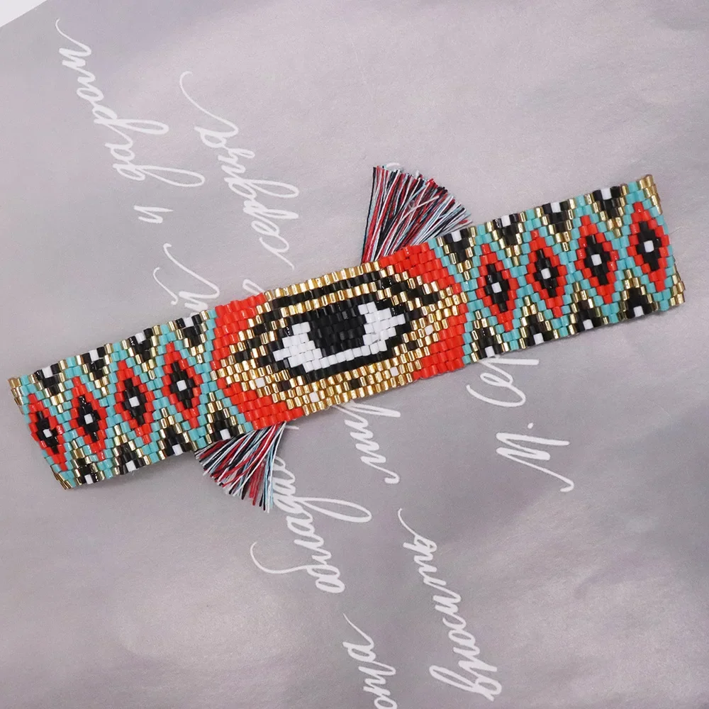 Beaded Bracelet fashion Hand woven Devil's Eye Simplicity Adjustable personality Bohemia Unisex Rice Ball Bracelet
Beaded Bracelet fashion Hand woven Devil's Eye Simplicity Adjustable personality Bohemia Unisex Rice Ball Bracelet