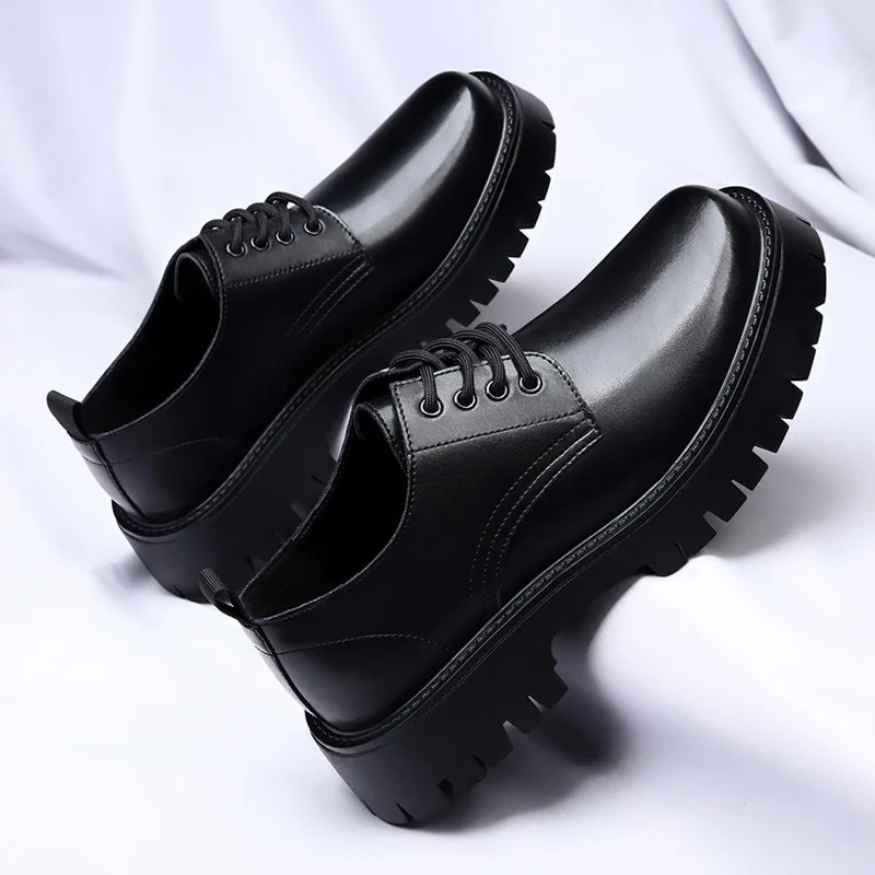 Fashion Brand Leather Shoes for Men 2025 New British Style Business Casual Shoes Waterproof Light Non-slip Formal Dress Shoes
Fashion Brand Leather Shoes for Men 2025 New British Style Business Casual Shoes Waterproof Light Non-slip Formal Dress Shoes