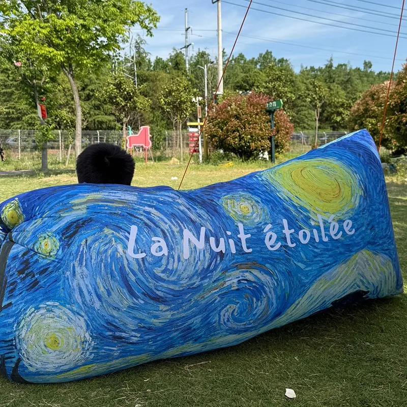 Outdoor Camping Inflatable Seat Starry Moon Night Printed Portable Inflatable Bed Beach Lawn Rest Inflatable Sofa Seating
Outdoor Camping Inflatable Seat Starry Moon Night Printed Portable Inflatable Bed Beach Lawn Rest Inflatable Sofa Seating
