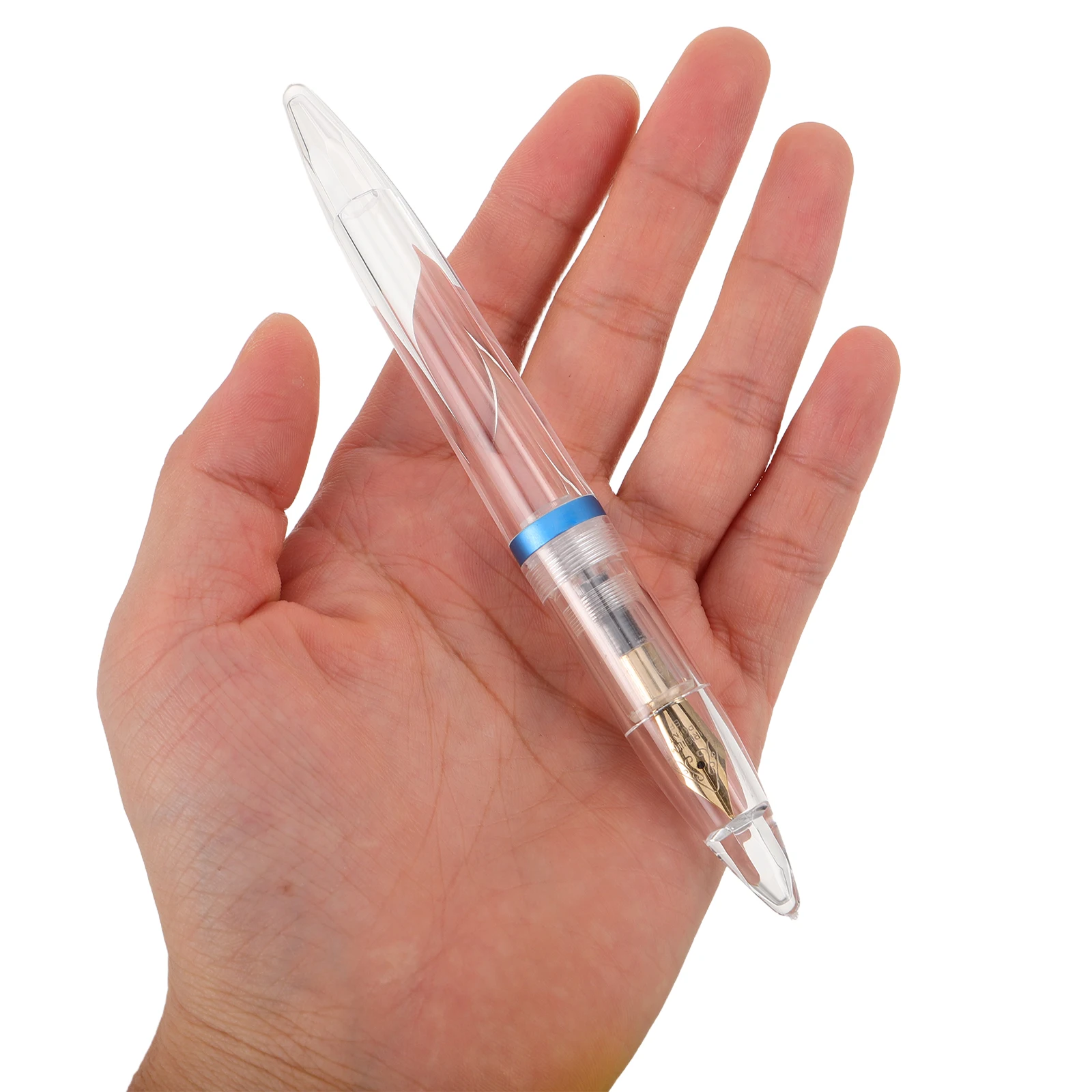 Smooth Writing Fountain Pen Transparent Design 0.5mm Precision Nib Large Ink Capacity for Office Supply Artwork Journaling Red
Smooth Writing Fountain Pen Transparent Design 0.5mm Precision Nib Large Ink Capacity for Office Supply Artwork Journaling Red